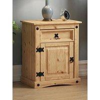 Vida Designs Corona 1 Drawer 1 Door Bedside Cabinet