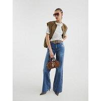 River Island Relaxed Straight Jean - Medium Denim
