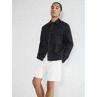 River Island Smart Waffle Shorts - White