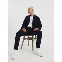 River Island Skinny Fit Suit Trousers - Navy