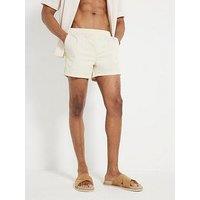 River Island Core Swim Shorts - Ecru