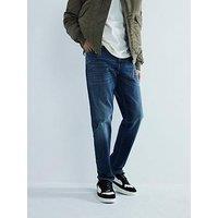River Island Ledger Slim Fit Jeans - Light Wash