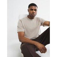 River Island Essentials Regular Fit T-Shirt - Beige