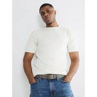River Island Essentials Slim Fit T-Shirt - Beige