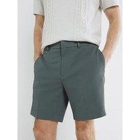 River Island Smart Waffle Shorts - Green