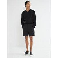 River Island Smart Waffle Shorts - Black