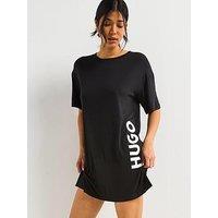 Hugo Unite Logo Nightdress - Black