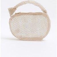River Island Small Diamante Bag - Pink