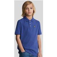 Lyle & Scott Boys Short Sleeve Polo Shirt - Blue