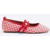 River Island Gingham Many Janes - Red