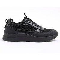 River Island Drench Trainer - Black