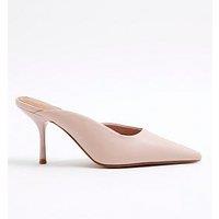 River Island Beaded Flower Court Shoe - Pink