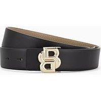 Boss Icon Gold Buckle Belt - Black