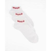 Hugo 3 Pack Ankle Sock- White