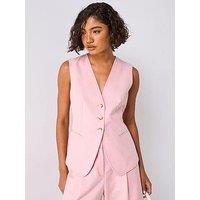 Boss Javesta Waistcoat - Pink