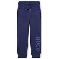 Hugo Boys Logo Jog Pants - Navy