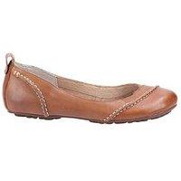 Hush Puppies Janessa Ballerina Flat - Tan