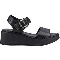 Hush Puppies Beatrix Wedge Sandal - Black
