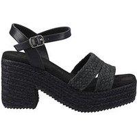 Hush Puppies Jamelia Espadrille Heel - Black
