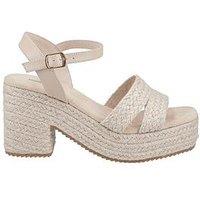 Hush Puppies Jamelia Espadrille Heel - Off White