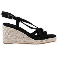 Hush Puppies Jenny Espadrille Wedge - Black