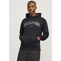 Jack & Jones Caleb Varsity Hoodie - Black