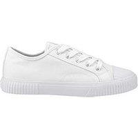 Hush Puppies Freya Canvas Trainer - White
