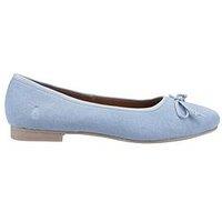 Hush Puppies Naomi Textile Ballet Shoe - Blue