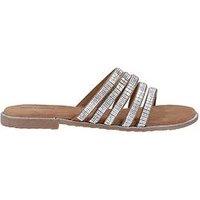 Hush Puppies Paris Slide - Silver