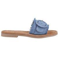 Hush Puppies Hayley Buckle Slide - Denim