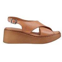 Hush Puppies Bex Wedge Sandal - Tan