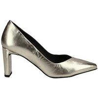 Hush Puppies Olivia Leather Court Shoe - Gold