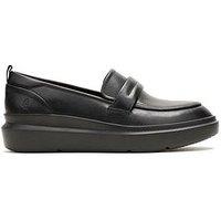 Hush Puppies Joy Penny Leather Loafer - Black