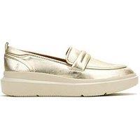 Hush Puppies Joy Penny Leather Loafer - Champagne