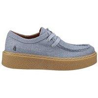 Hush Puppies Bridie Textile Mocc Toe Shoe - Denim