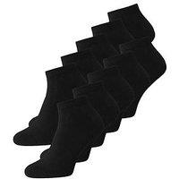 Jack & Jones Jack & Jones Dongo 10 Pack Crew Socks - Black