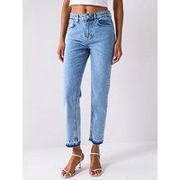 Moschino Jeans 12Oz Straight Leg Denim - Blue