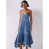 Moschino Jeans Lightweight Denim Dress - Blue