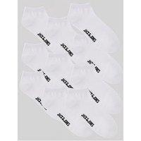 Jack & Jones Dongo 10 Pack Crew Socks - White