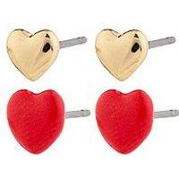 Pilgrim Maeve Earrings 2-In-1 Set, Gold-Plated