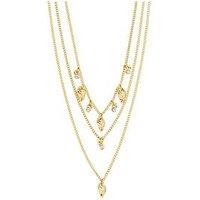 Pilgrim Jules Necklace Gold-Plated