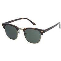 Jack & Jones Ryder Clubmaster Sunglasses - Black Coffee