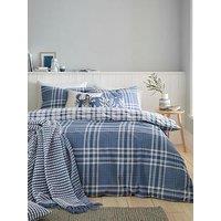 Catherine Lansfield Kelso Check Duvet Cover Set