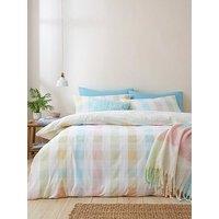 Catherine Lansfield Spring Check Duvet Cover Set