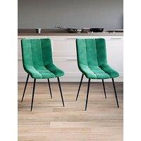 Vida Designs Richton Set Of 2 Fabric Dining Chairs