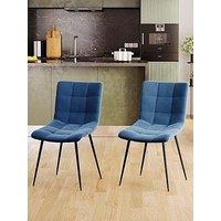 Vida Designs Richton Set Of 2 Fabric Dining Chairs