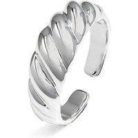 Say It With Croissant Ring - Silver