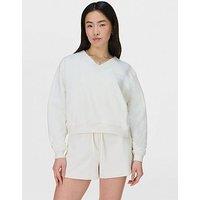 Sweaty Betty Womens Training Revive Crop V Neck - White