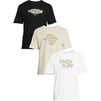 Jack & Jones Varenna T-Shirts 3Pk - Bright White