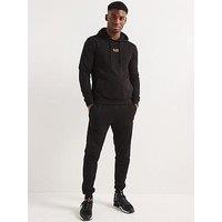 Ea7 Emporio Armani Train Core Id Hooded Tracksuit - Black